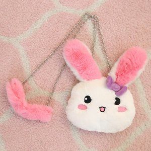 Dolls Kill Sugar Thrillz Fluffy Bunny Bag